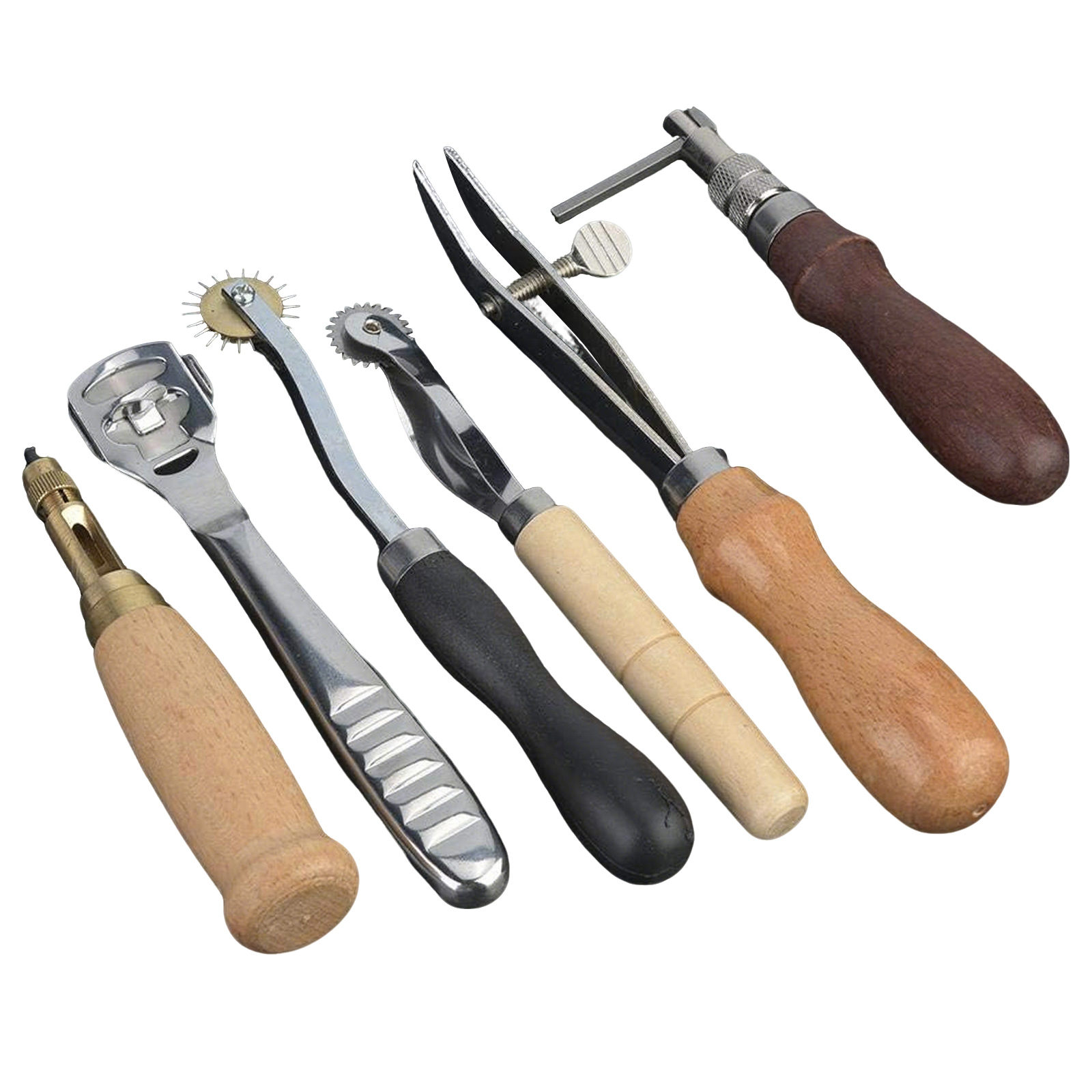 Leather Tools, 19 Pcs Leather  - مراجعة Leatherwork Hole Punch وسعره