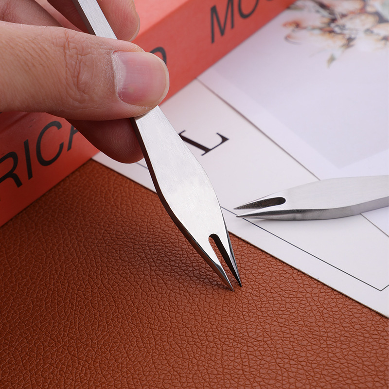 1Pc 2/3/4MM Stainless Steel Le - مراجعة Leatherwork Edge Creaser وسعره