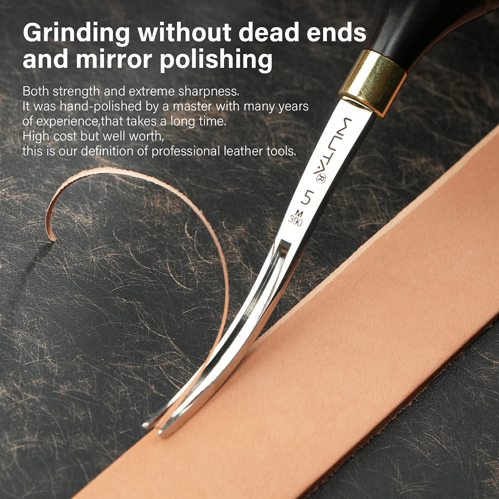 WUTA 1PC Leather Edge Beveler  - مراجعة Leatherwork Edge Creaser وسعره