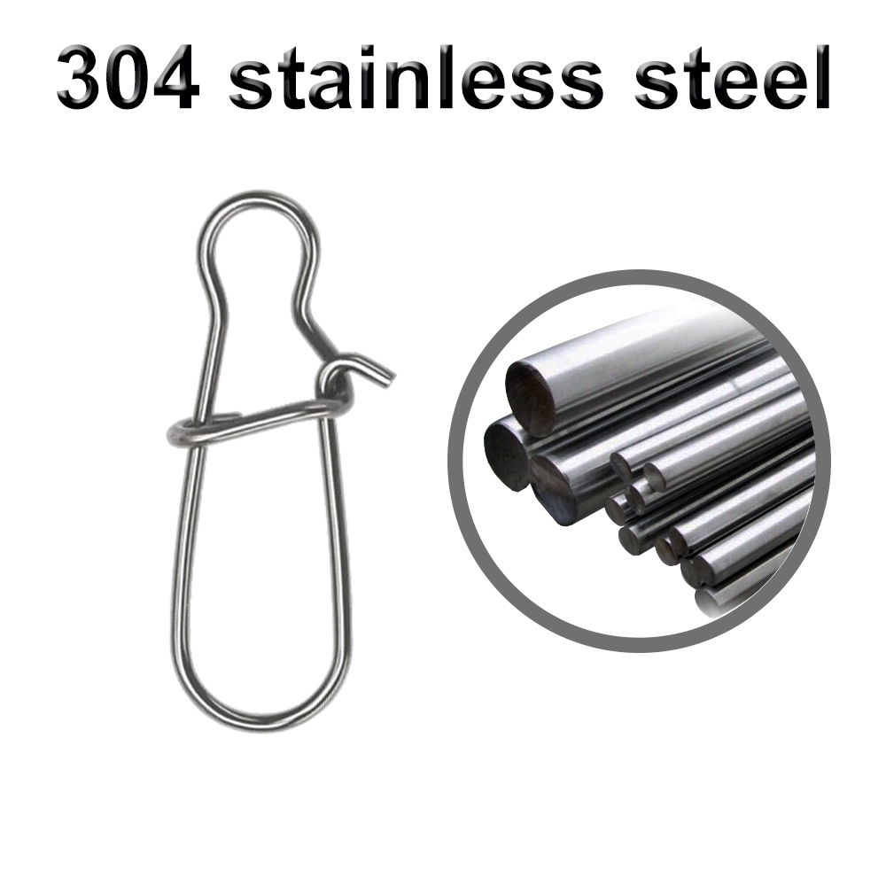 50pcs Fishing Swivel Connector - مراجعة Snap Fastener Setter وسعره