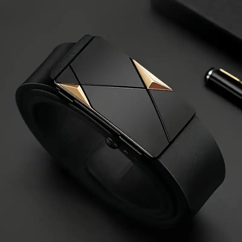 Versatile Men's PU Leather Bel - مراجعة Leather Works Belt وسعره