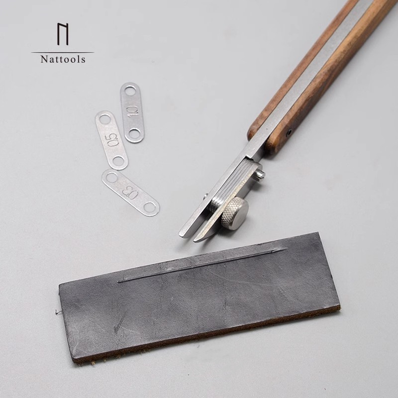 Nattools Adjustable Leather Ed - مراجعة Leatherwork Edge Creaser وسعره