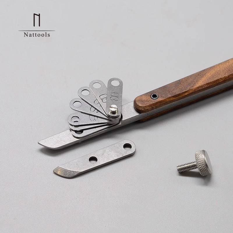 Nattools Adjustable Leather Ed - مراجعة Leatherwork Edge Creaser وسعره