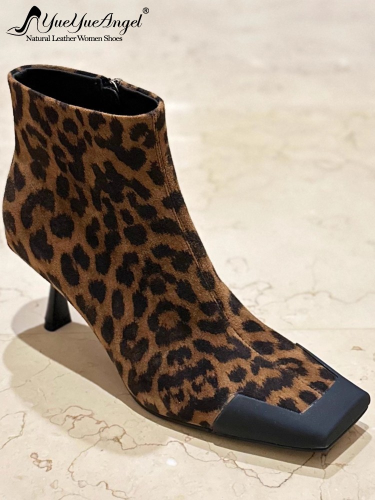 Fashion Women Square Toe Thin  - مراجعة Leather Work For Kids وسعره