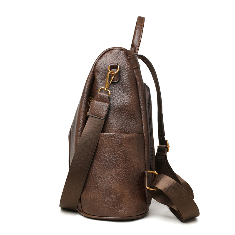 Toposhine Vintage Brown Leathe - مراجعة Leather Work Womens Backpack وسعره
