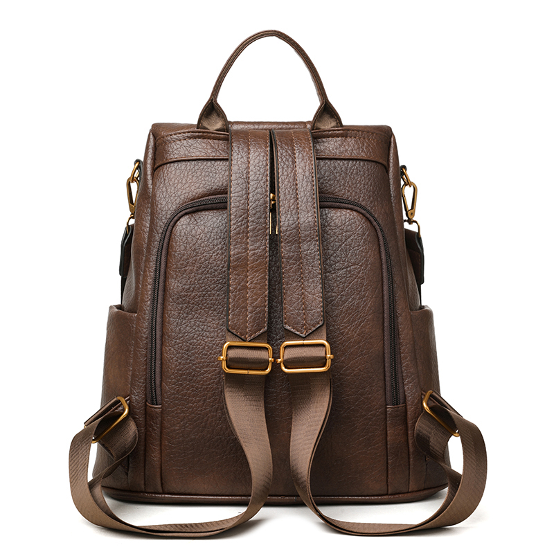Toposhine Vintage Brown Leathe - مراجعة Leather Work Womens Backpack وسعره