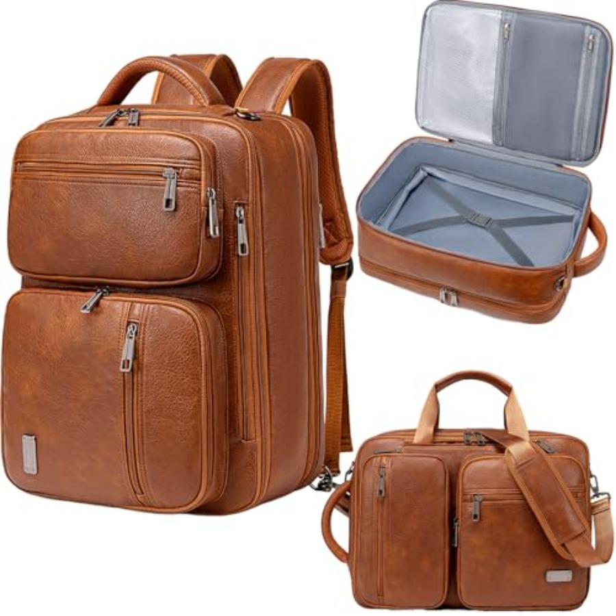 weiatas 3-in-1 Vegan Leather C - مراجعة Leather Work Womens Backpack وسعره