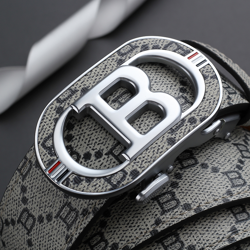 Fashion B Letter Auto Buckle B - مراجعة Leather Works Belt وسعره