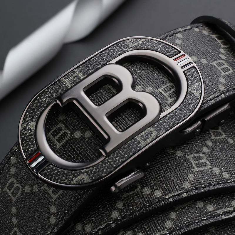 Fashion B Letter Auto Buckle B - مراجعة Leather Works Belt وسعره