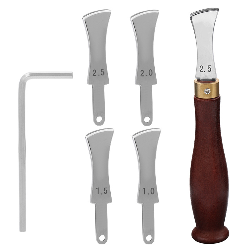 Arch Groove Hot Pressure Leath - مراجعة Leatherwork Edge Creaser وسعره