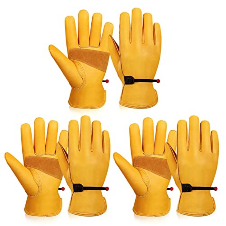 Leather Work Gloves for Men, 3 - مراجعة Leveling Leatherworking وسعره