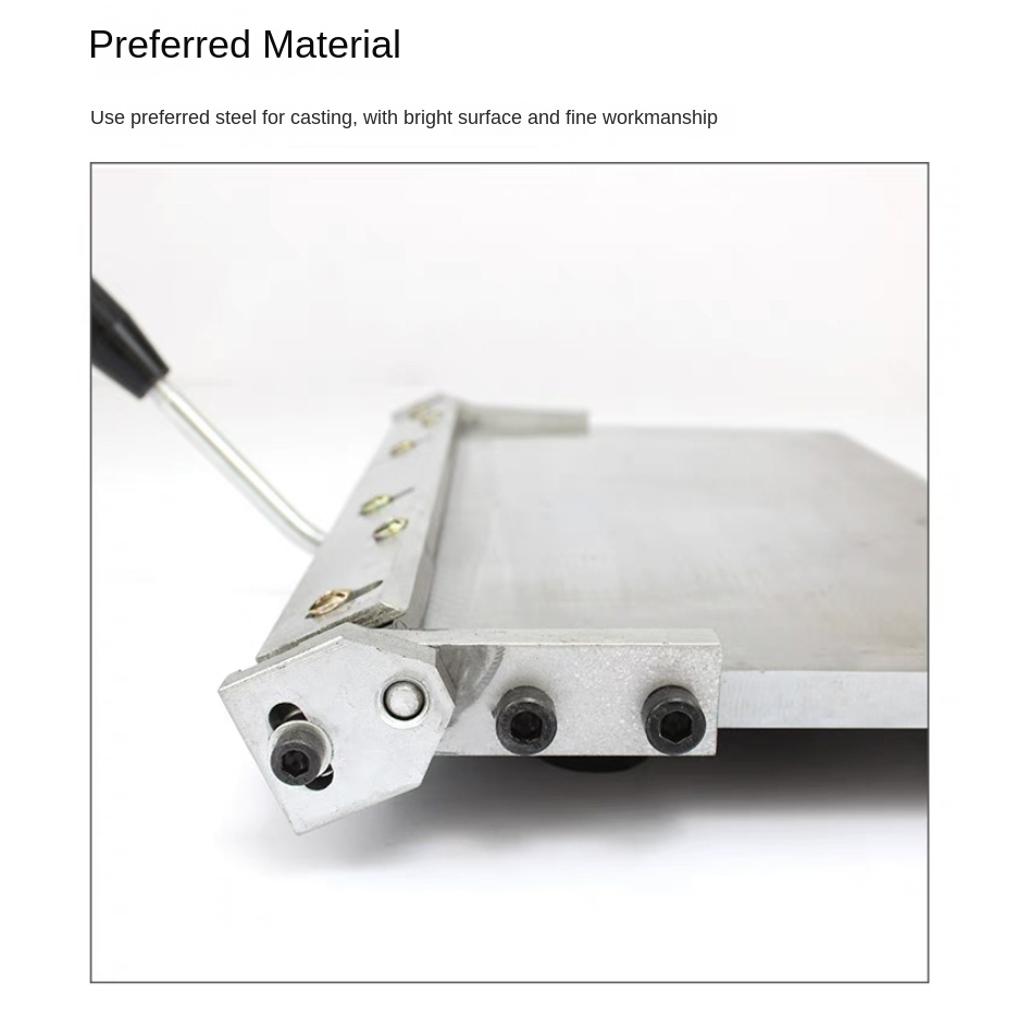 Stainless Steel Manual Folding - مراجعة Leatherwork Manual وسعره