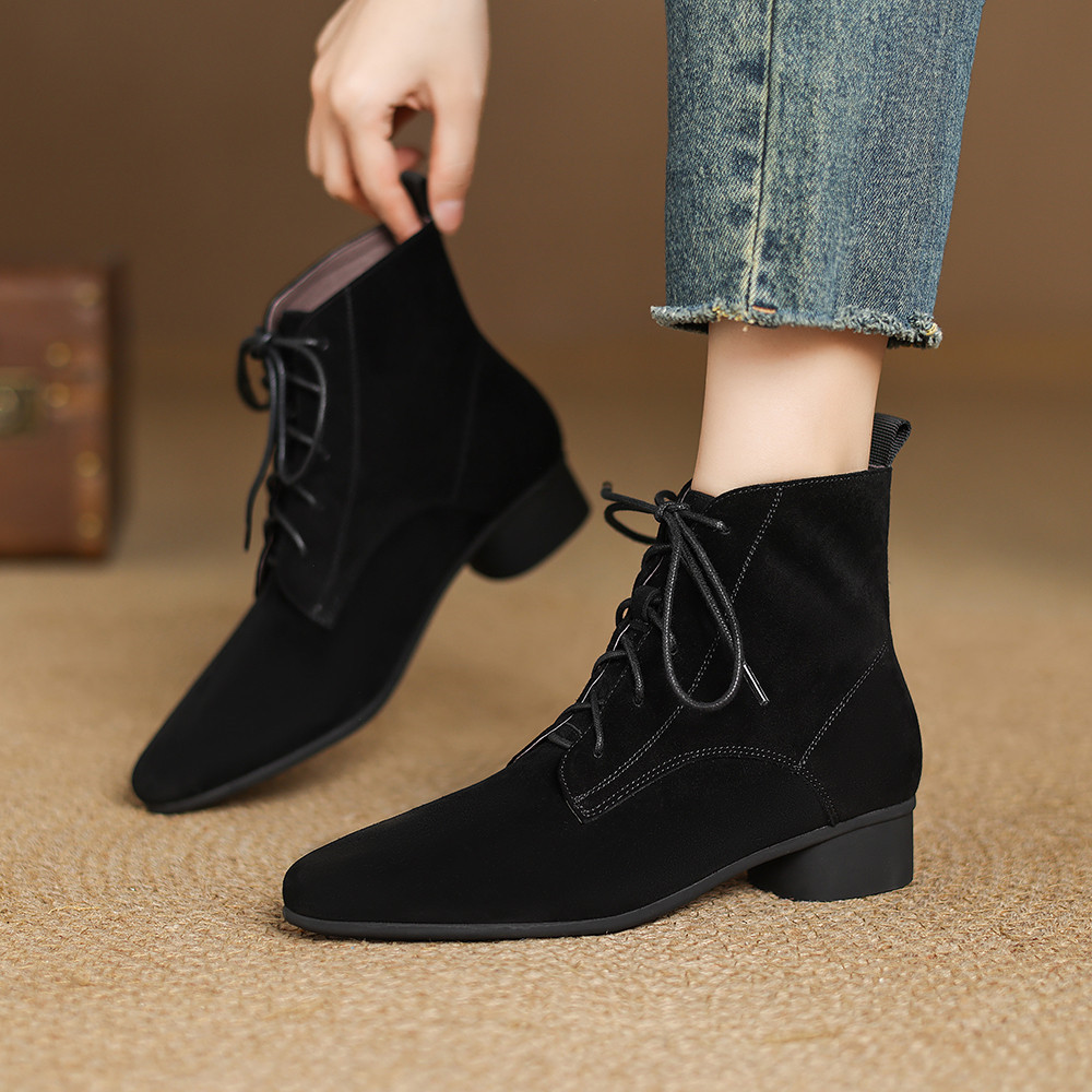 Aucegi Women Kid Suede Simple  - مراجعة Leatherwork Manual وسعره