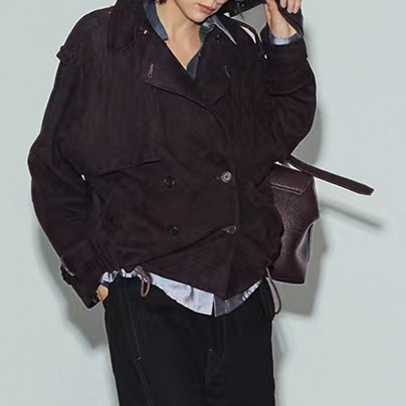 Real Suede Jacket Autumn Women - مراجعة Leather Work For Kids وسعره