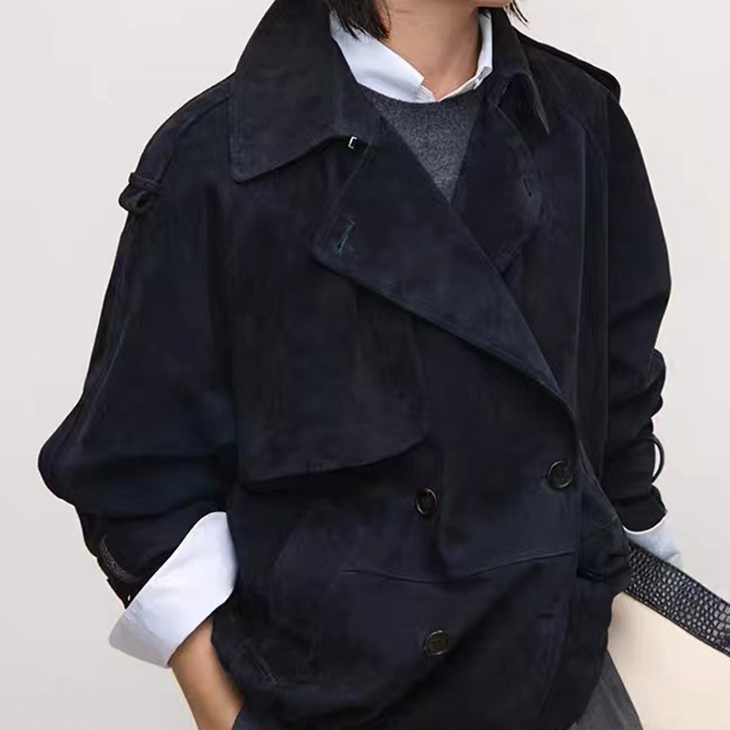Real Suede Jacket Autumn Women - مراجعة Leather Work For Kids وسعره