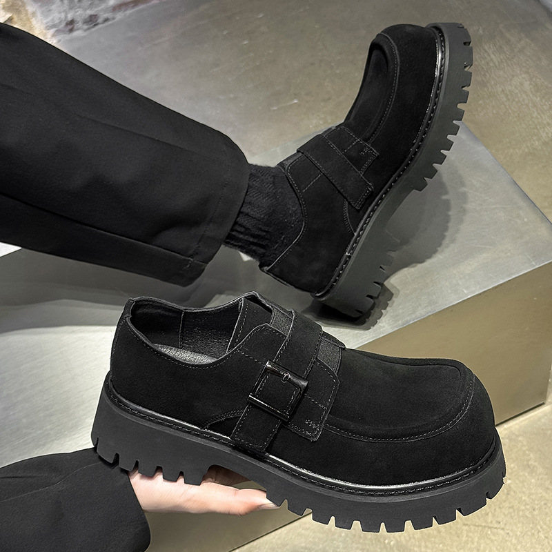 Men's Cow Suede Leather Shoes  - مراجعة Leather Works Belt وسعره