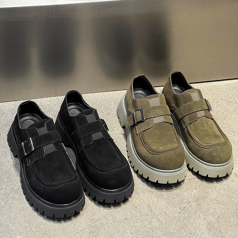 Men's Cow Suede Leather Shoes  - مراجعة Leather Works Belt وسعره