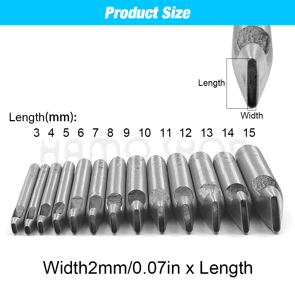 2mm/3mm Width Leather Oval Sha - مراجعة Leatherwork Hole Punch وسعره